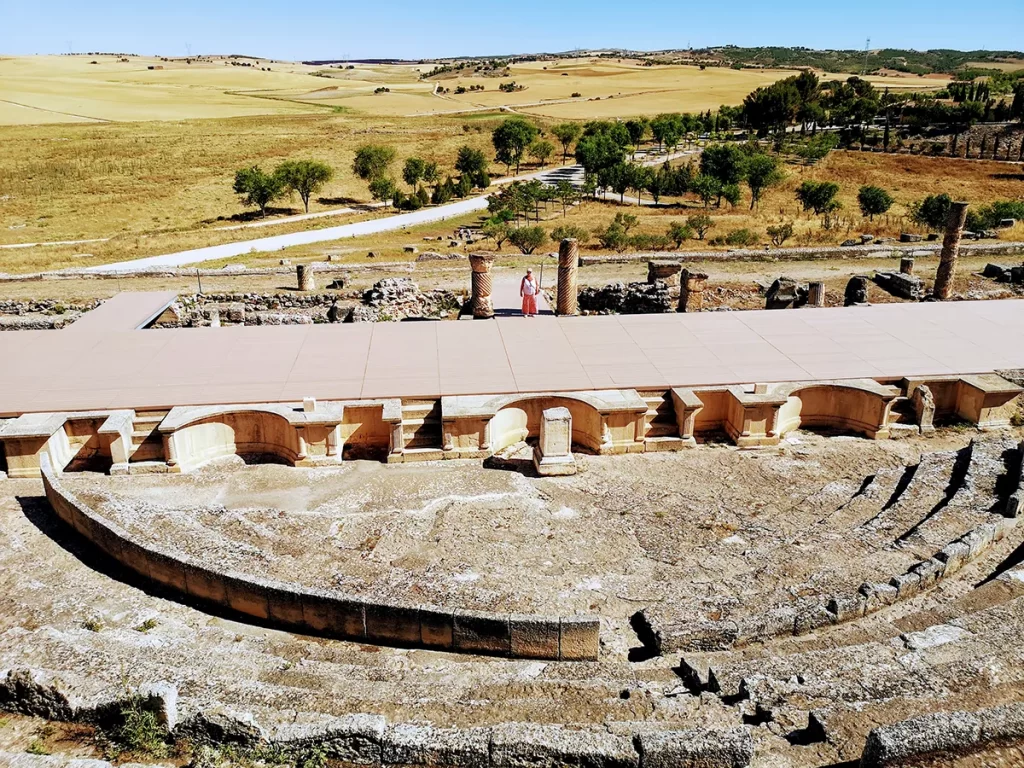 Romerska teatern i Segóbriga.