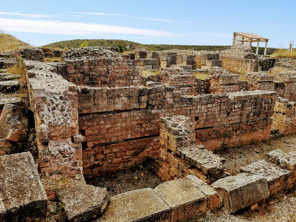 Romerska ruiner Valeria Spanien