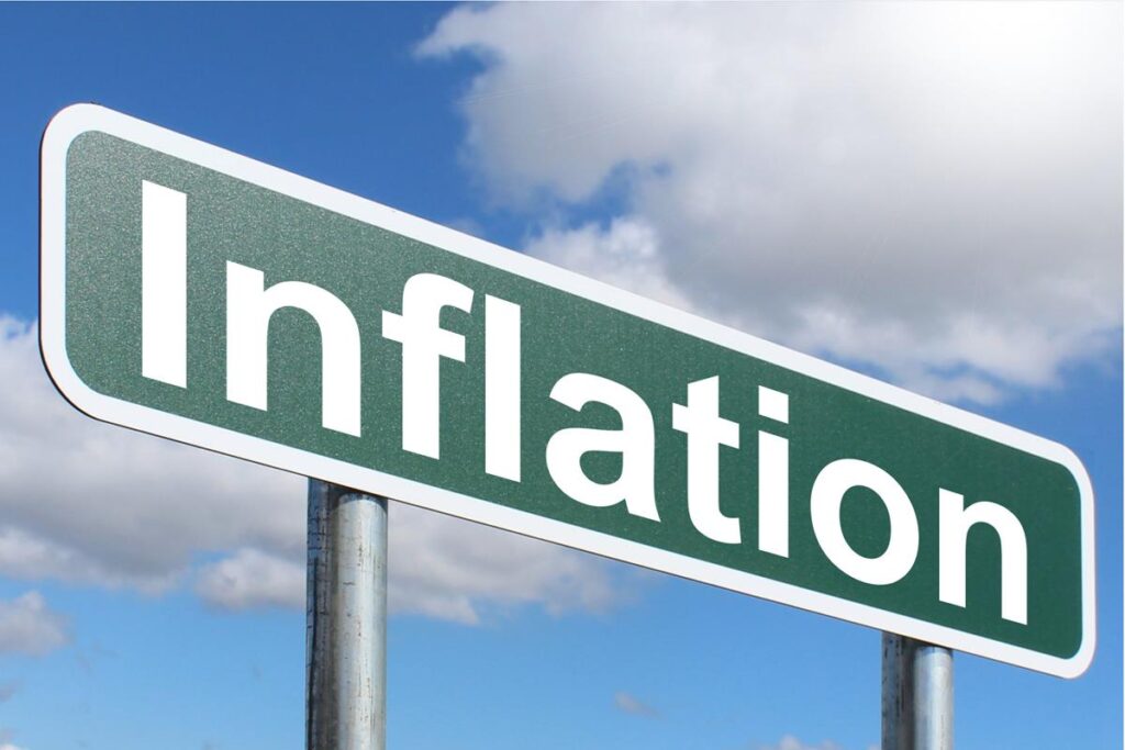 Inflation skylt
