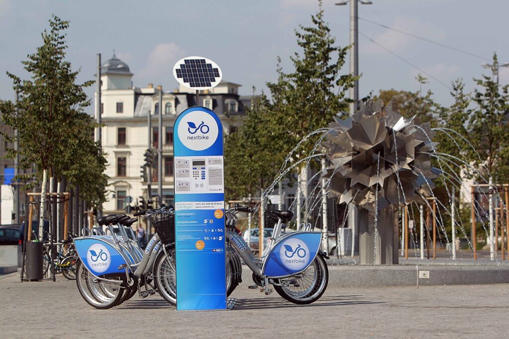 Nextbike terminal.