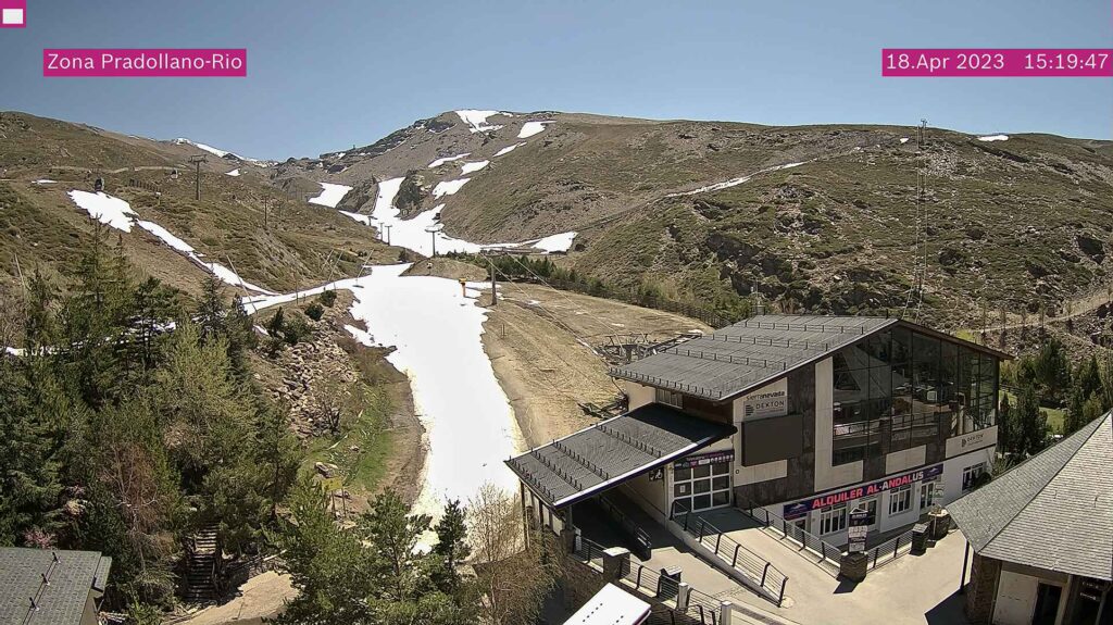 Sierra Nevada skidort stängt för säsongen.