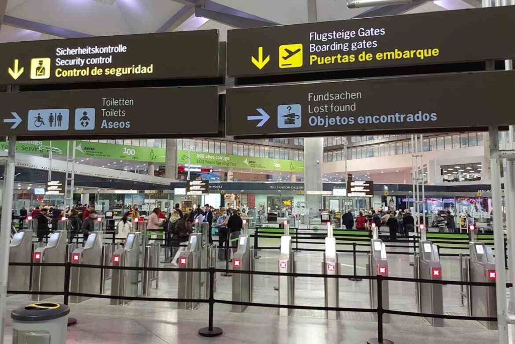Málaga flygplats AGP 