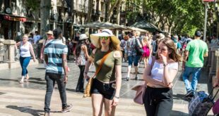Turister i Spanien