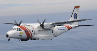 Kustbevakningens flygplan patrullerar Kanarieöarna.