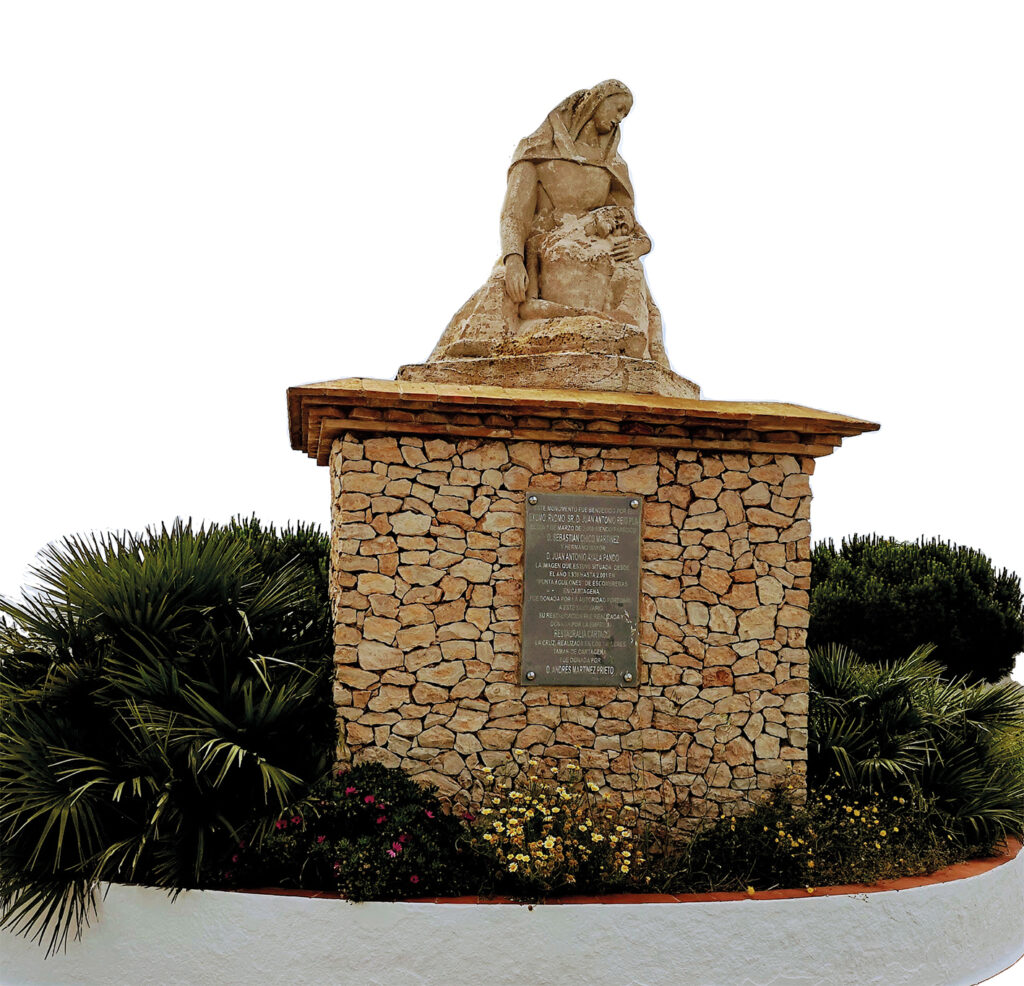 Minnesmärket på Ermita del monte Calvario 