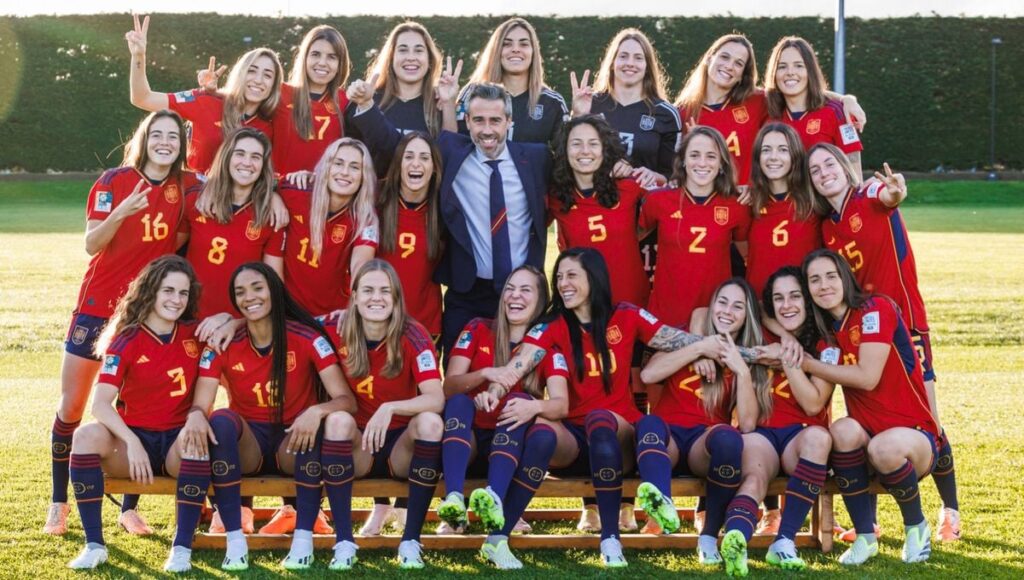 Spaniens damlandslag i fotboll 2023.