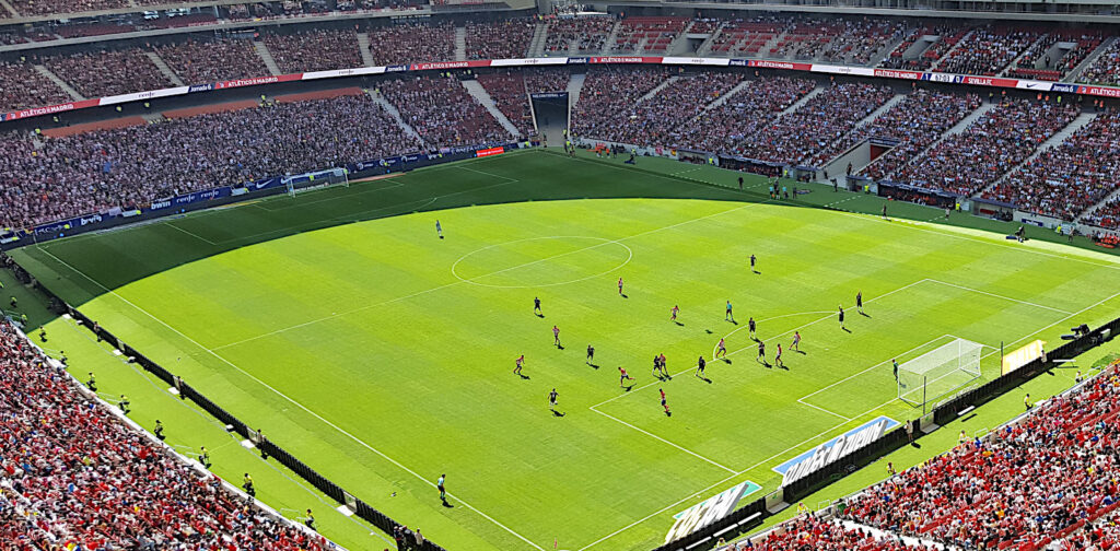 Wanda Metropolitano i Madrid.
