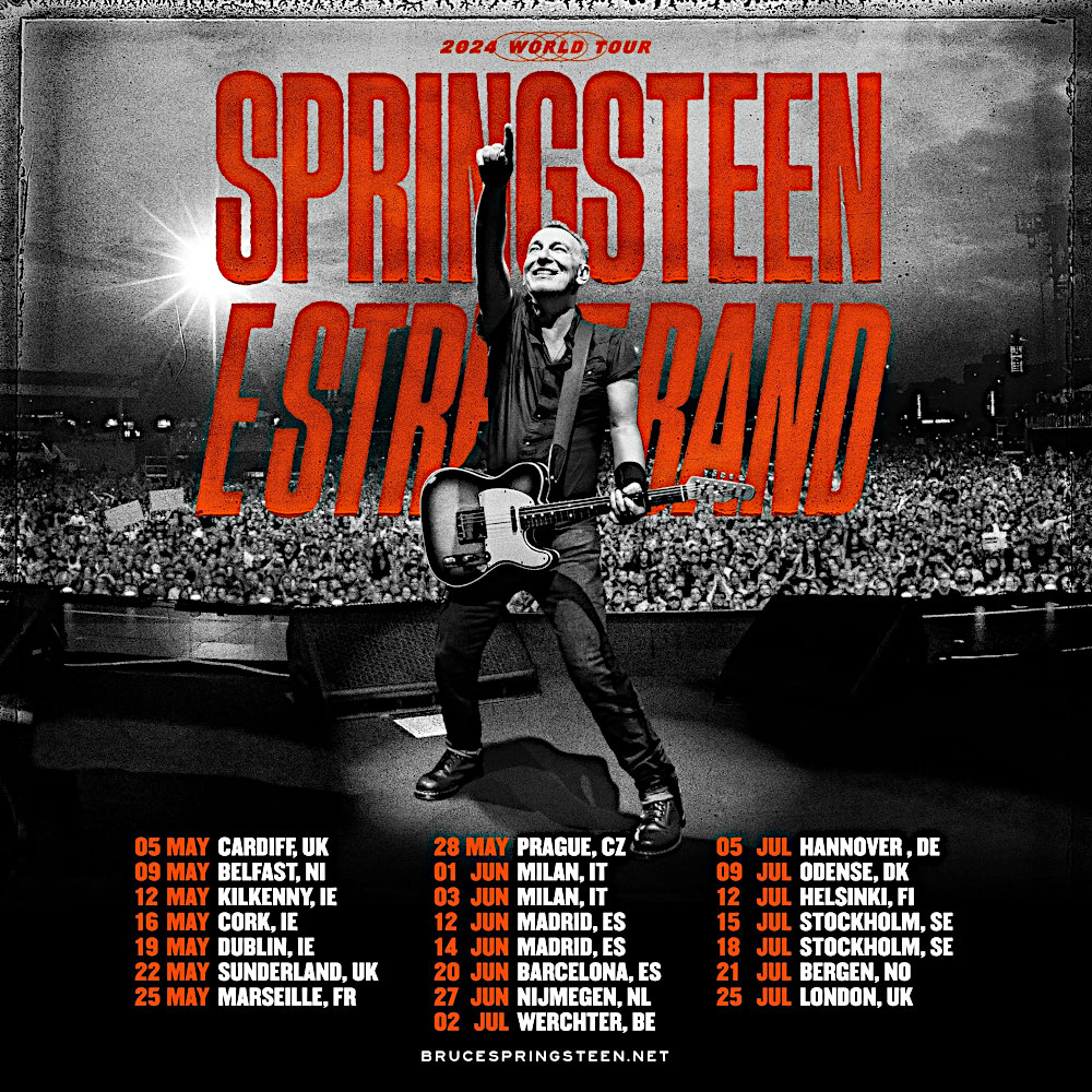 Bruce Springsteen och The E Street Band 2024 World Tour.