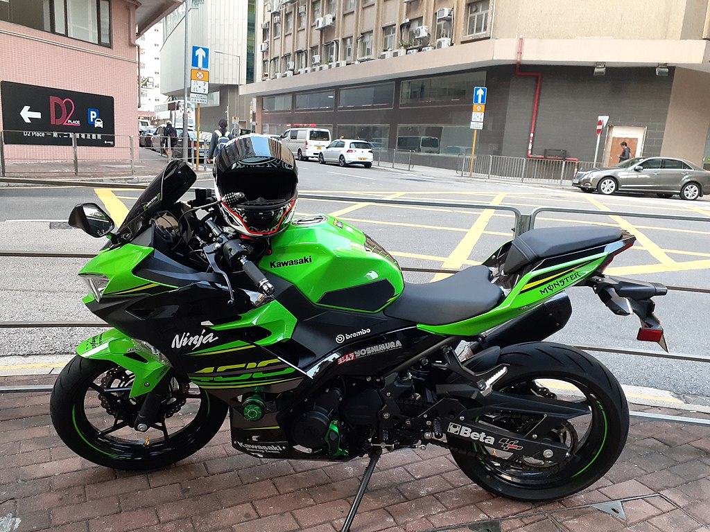 Kawasaki motorcykel.