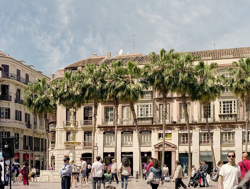 Plaza de la Constitución, Málaga.