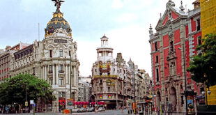 Madrid centrum panorama
