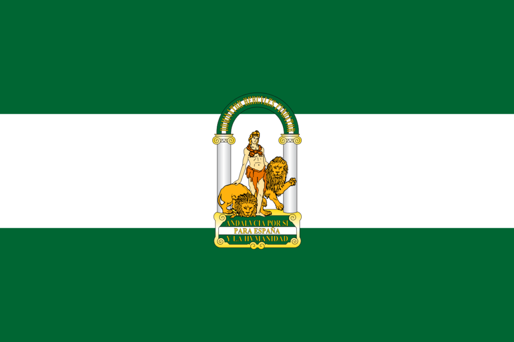 Andalusiens flagga.