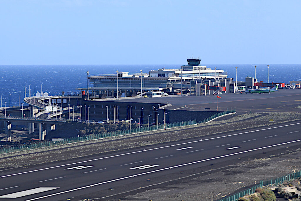 La Palma flygplats.