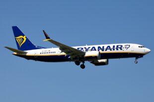 Ryanair flygplan, Boeing 737.