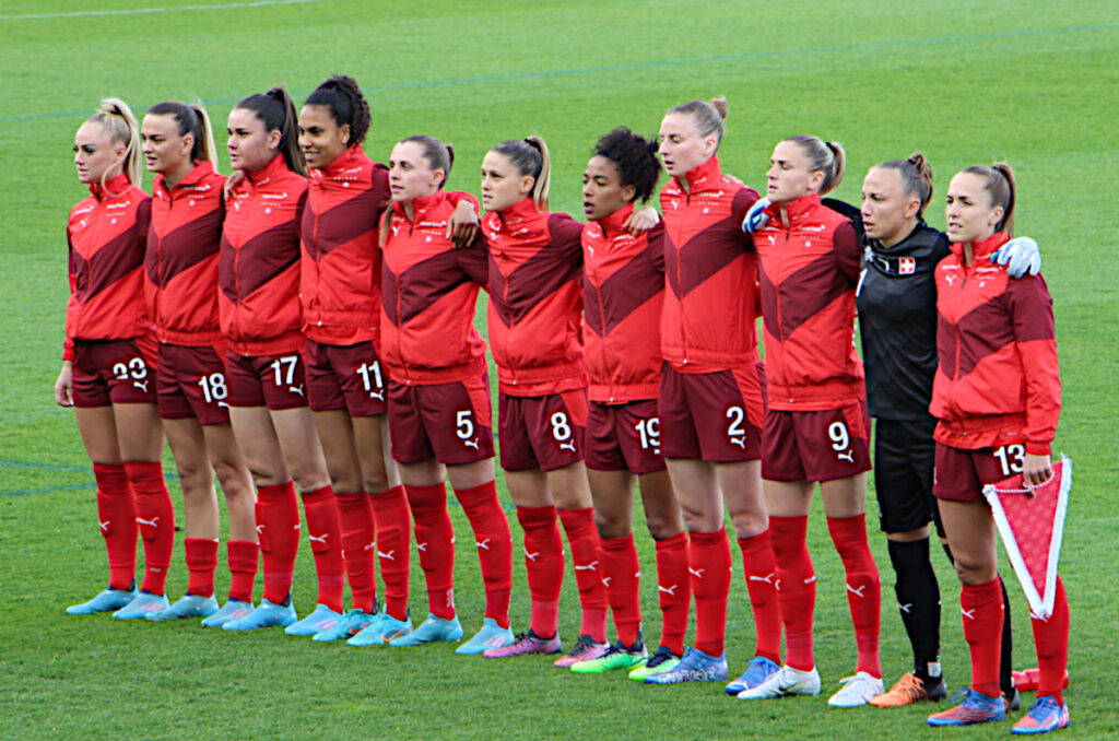 Schweiz damlandslag i fotboll.
