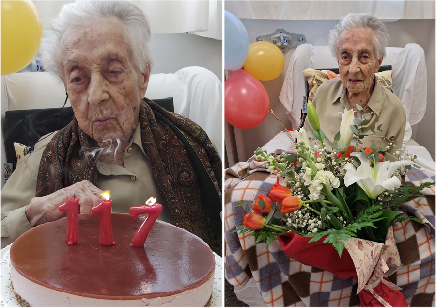 Maria Branyas Morera, världens äldsta person.