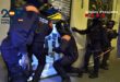 Polis gör tillslag i Barcelona.