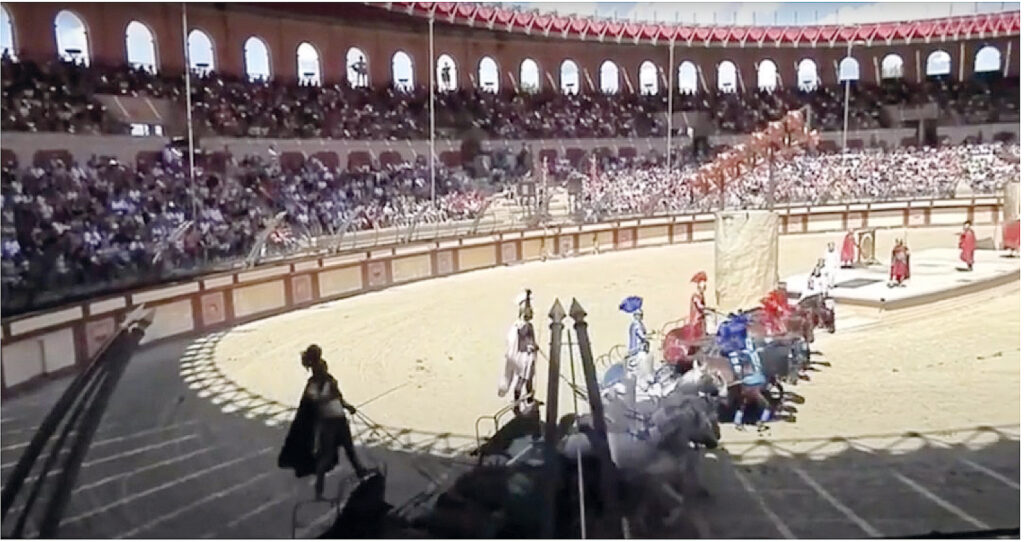 Den romerska cirkusen i Tarragona, som den såg ut.