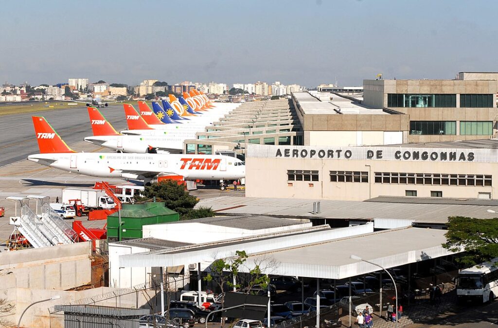 En Aena flygplats i Brasilien.