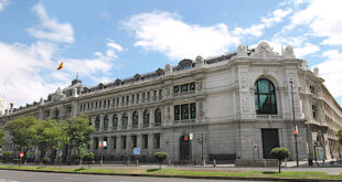 Spaniens centralbank i Madrid.