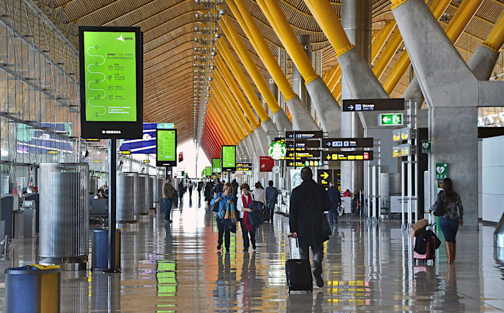 Adolfo Suárez Madrid-Barajas, en av Spaniens flygplatser.