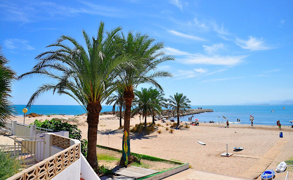 En strand i Valencia