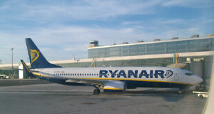 Ryanair på Málaga flygplats.