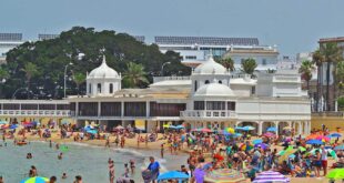 Strand i Cádiz.