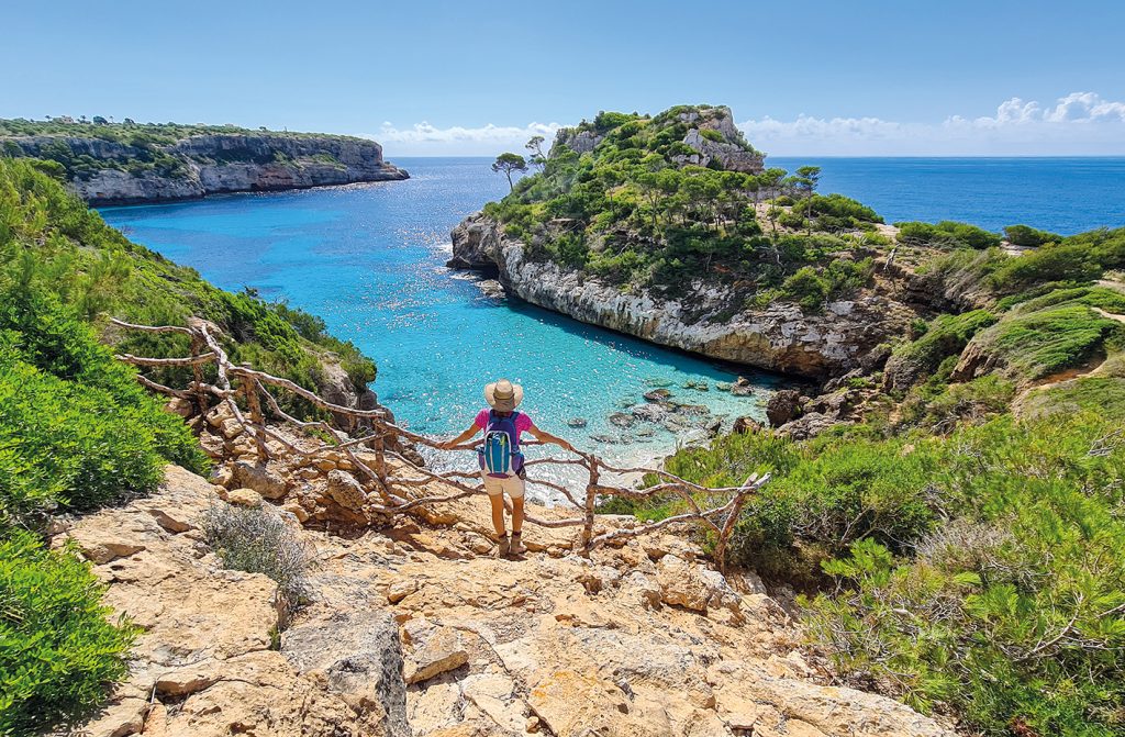 Cala des Moro på Mallorca (Balearerna).