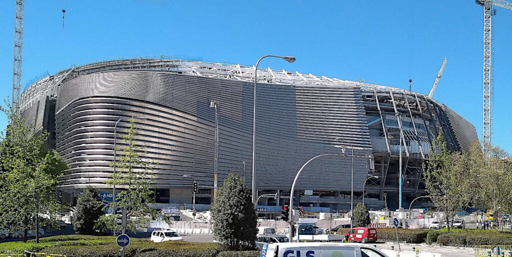 Santiago Bernabéu. hemmaarena för Real Madrid FC.