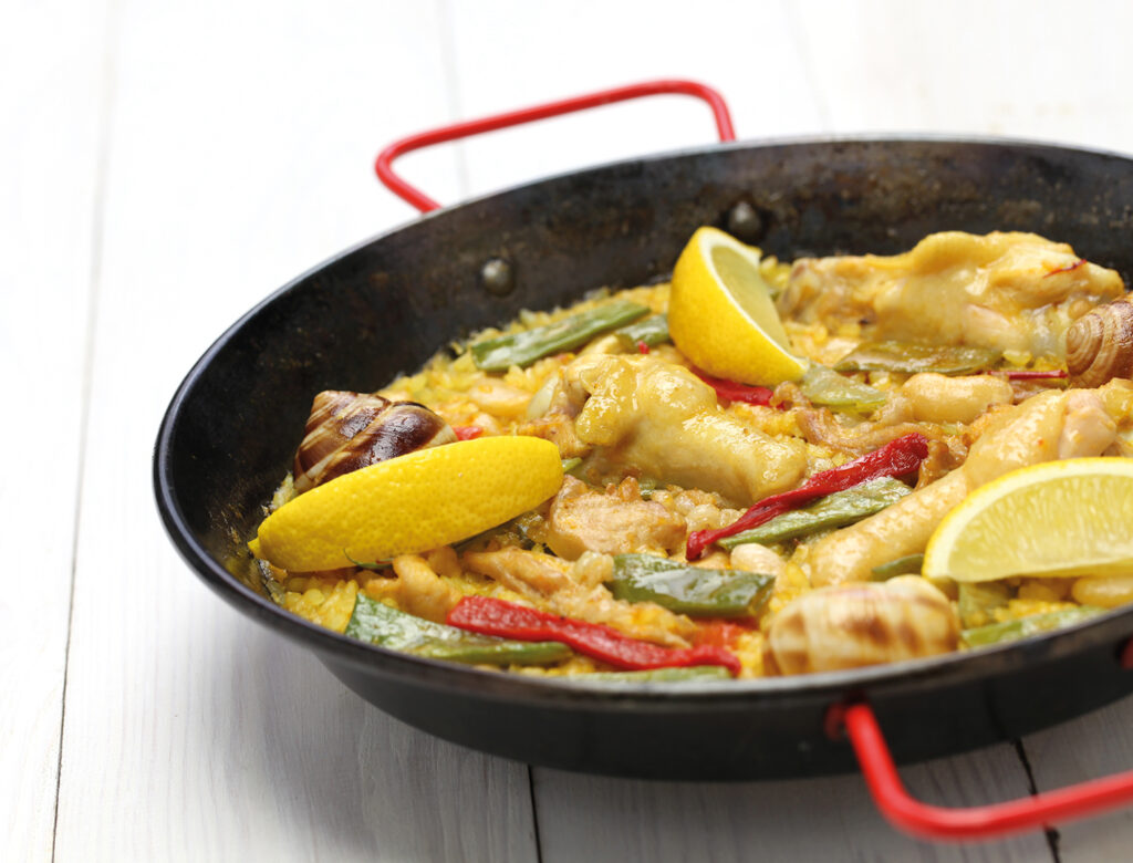 Valenciansk paella.