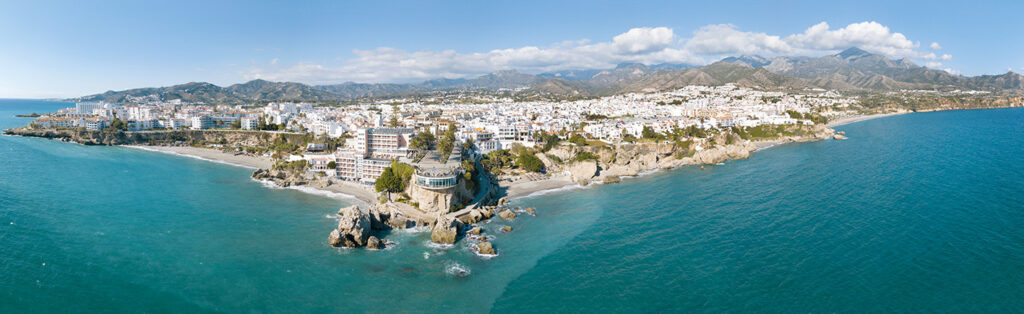 Nerja från havet.