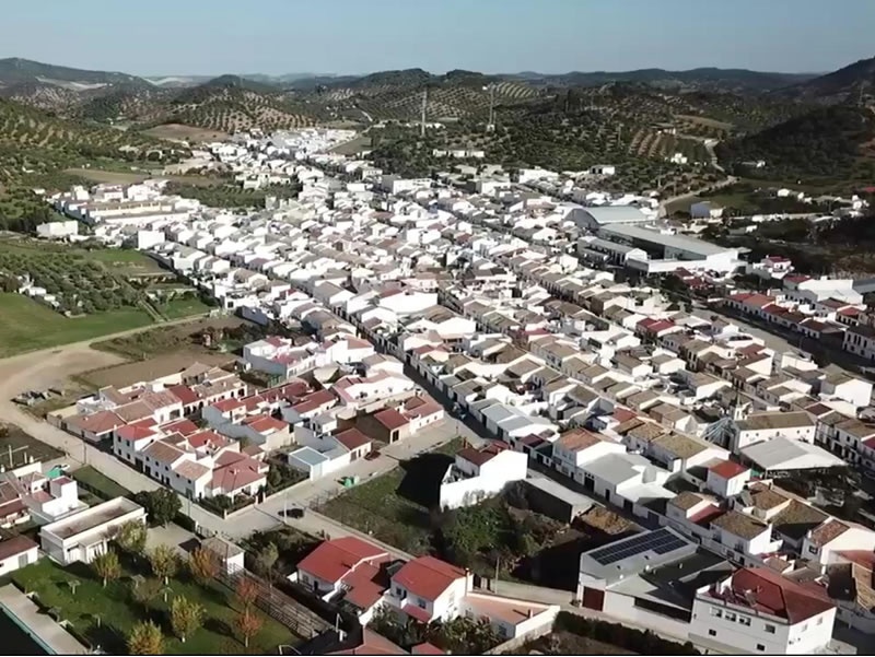 Coripe en liten stad i Andalusien.