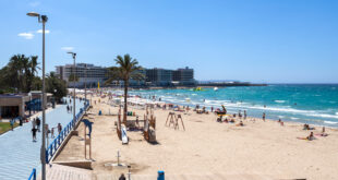 Playa del Postiguet, Alicante.