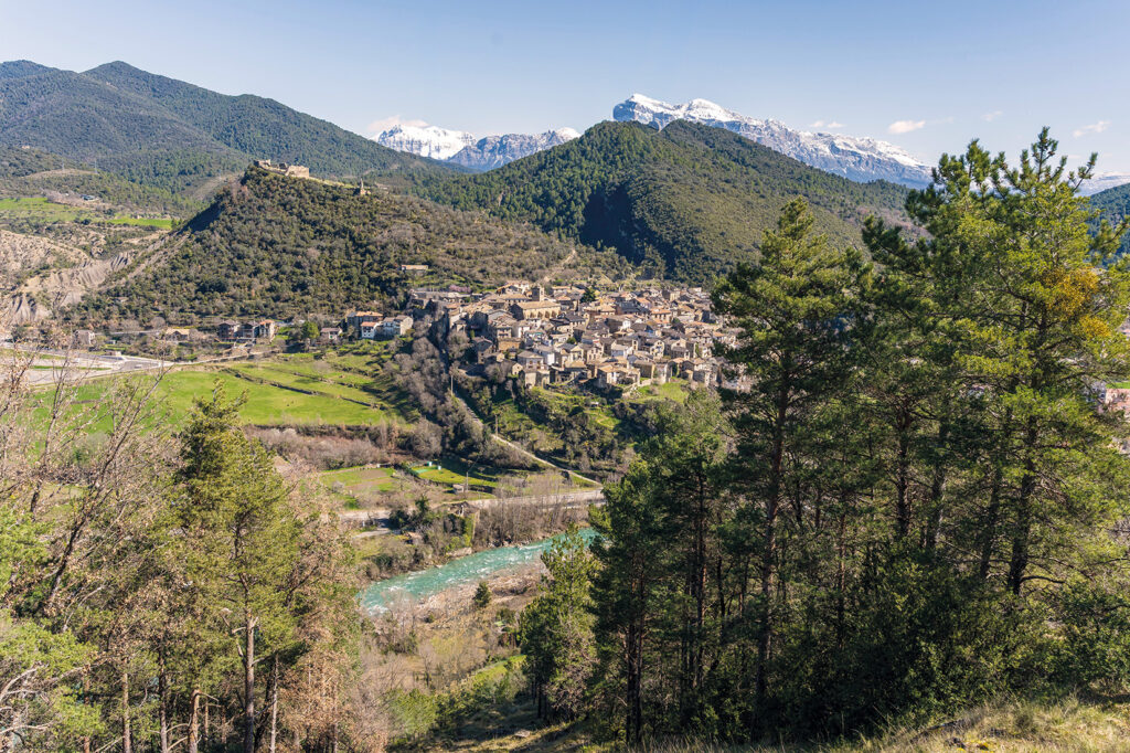 Boltaña aragoniska Pyrenéerna.