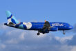 JetBlue Airbus A320, flygplan.