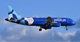 JetBlue Airbus A320, flygplan.