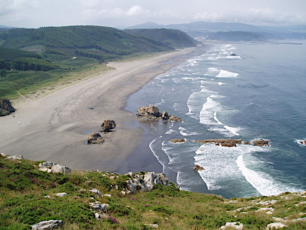 Playón de Bayas, Asturien.