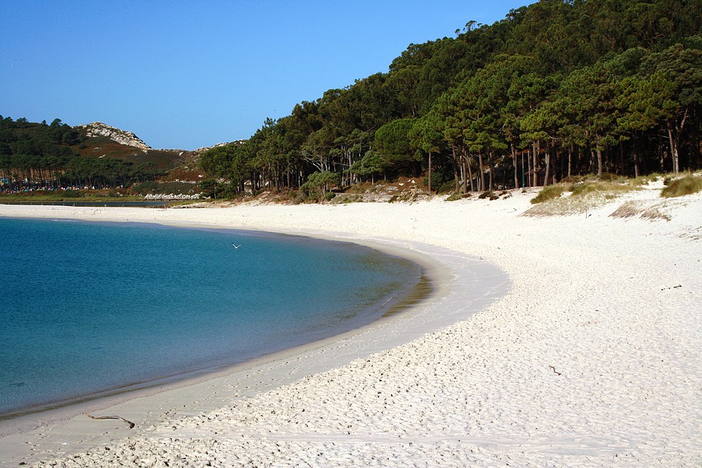 Playa de Rodas, Galicien.