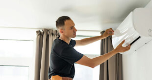 Installation av luftkonditionering.
