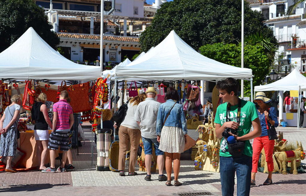 Hantverksmässa i Mijas.
