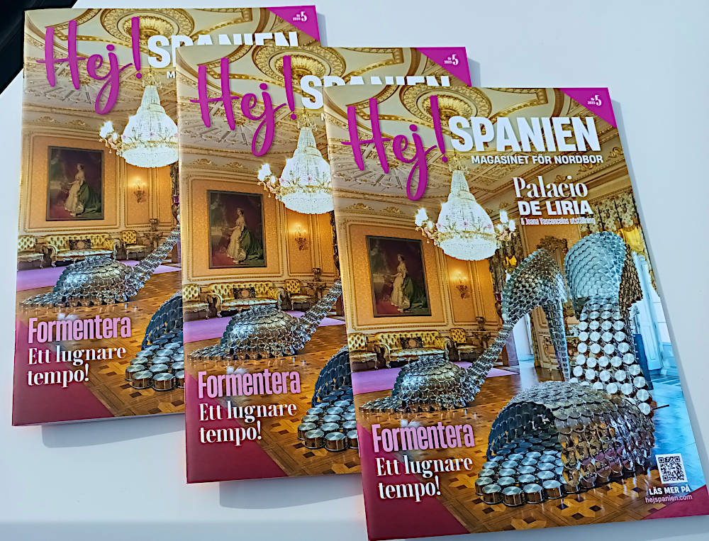 Magasinet Hej! Spanien, majnumret 2025.