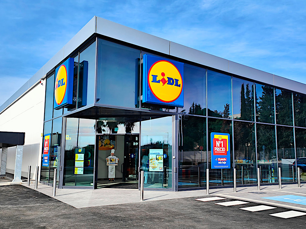Lidl nyöppnad butik