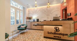 Soho Boutique Hotel, reception.