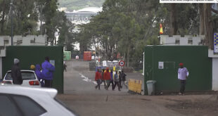 Ett mottagningscenter för migranter på Kanarieöarna.