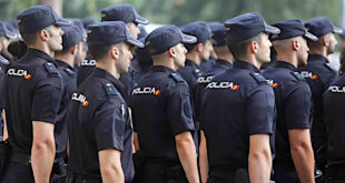 Nationalpoliser i Spanien.