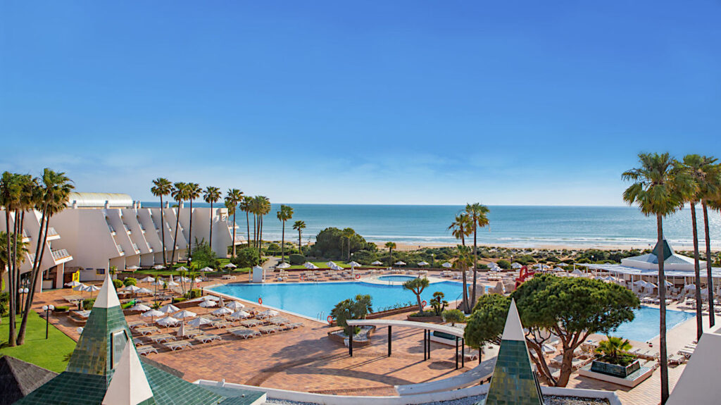 Ett all inclusive hotell i Spanien.