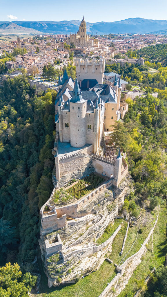 Slottet Alcázar de Segovia.