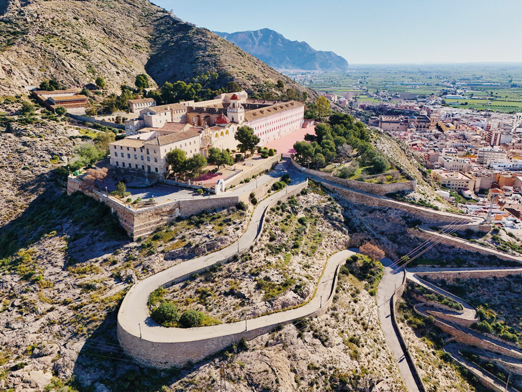 Orihuela med utsikt över Vega Baja.
