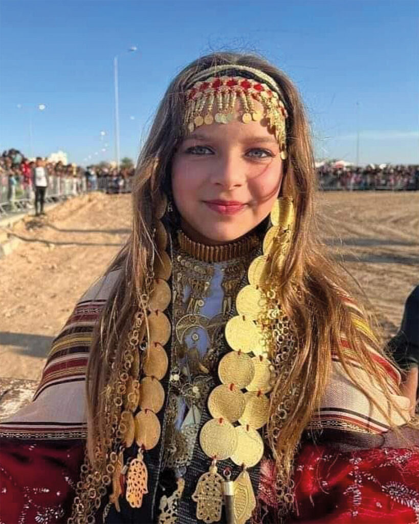 En blond berber.